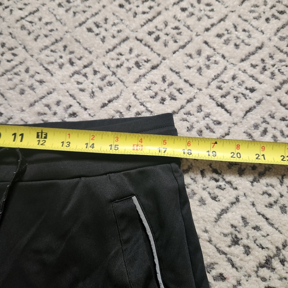 Mens 32 Degrees HEAT Joggers Black Zip Pockets Large - Picture 8 of 12